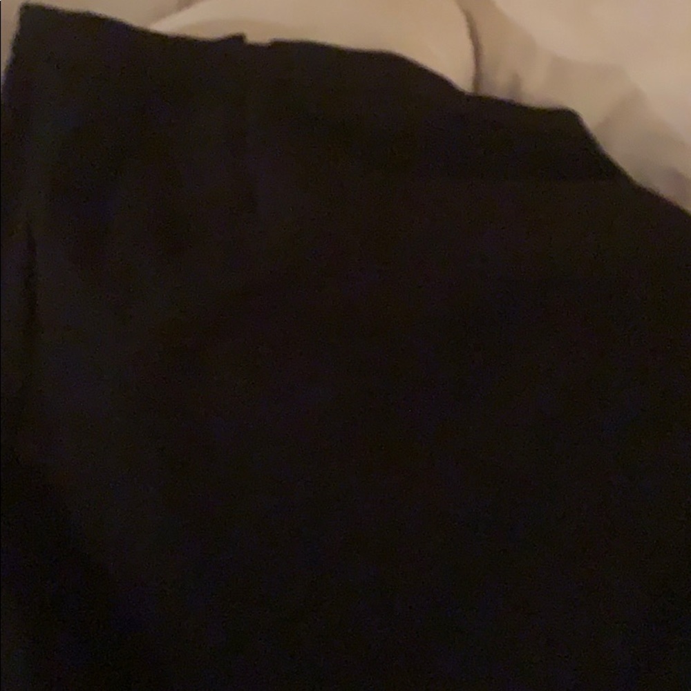 Black random skirt